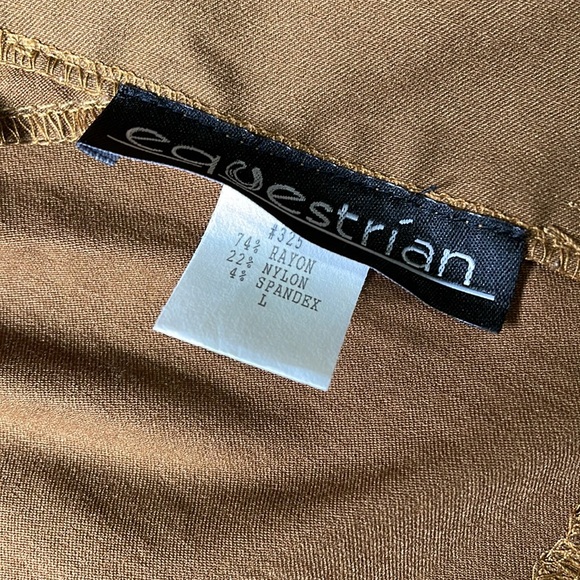 Vintage Equestrian Designs Brown Coat Women’s Large - Picture 4 of 6